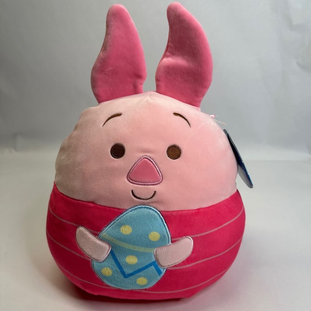 Squishmallows Disney Piglet Easter Egg Plush Winnie the‎ Pooh 10 inch Pink New